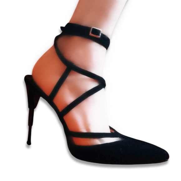 Thierry Mugler Vintage Runway Metal Stiletto Heels - Picture 14 of 16